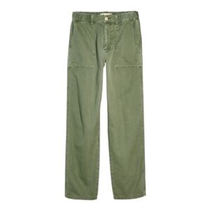 Madewell Mens Pants Cotton Everywear Pull On Pockets Soft Comfy Elastic Waist L